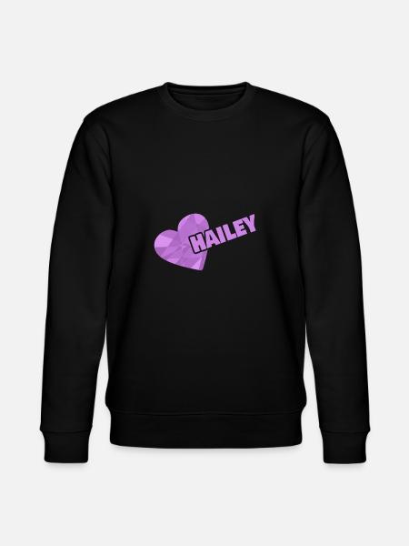 Gift for Hailey - Stanley/Stella CHANGER Unisex Organic Sweatshirt - black