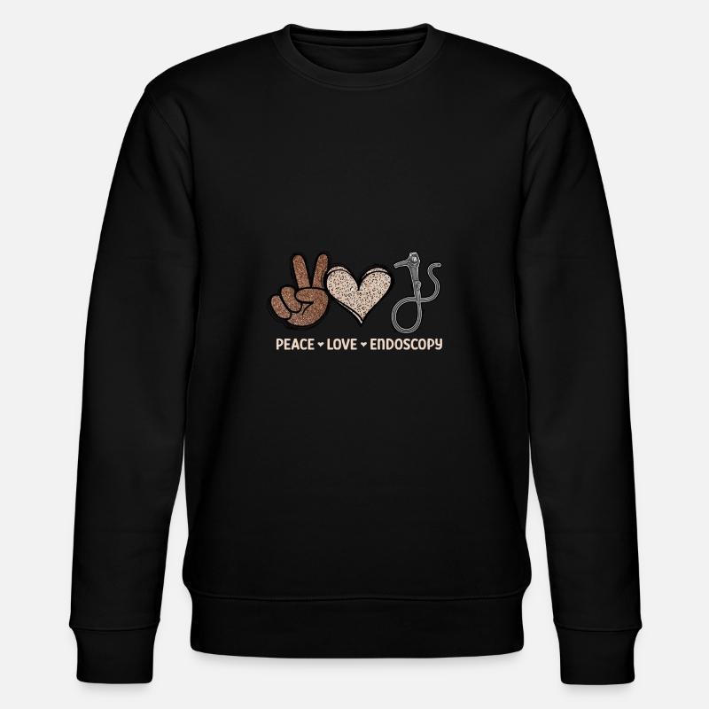 Gastroenterology Endoscopy Colonoscopy - Stanley/Stella CHANGER Unisex Organic Sweatshirt - black