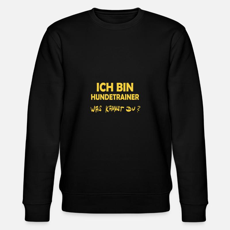 Beruf Hundetrainer - Stanley/Stella Unisex Bio-Sweatshirt CHANGER  - Schwarz
