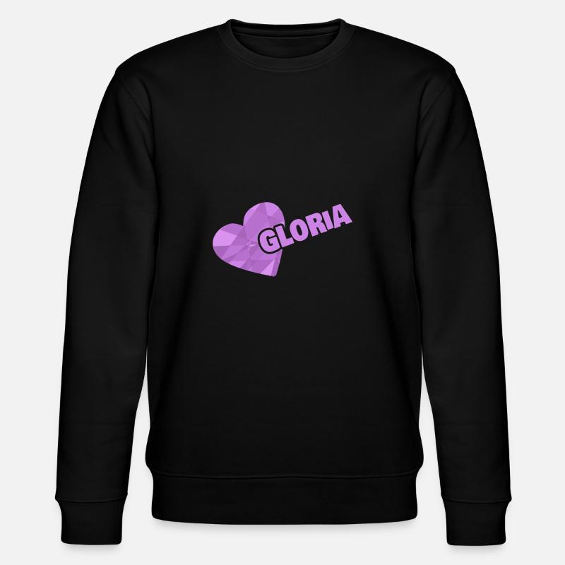 Krönchen Gloria - Stanley/Stella Unisex Bio-Sweatshirt CHANGER  - Schwarz