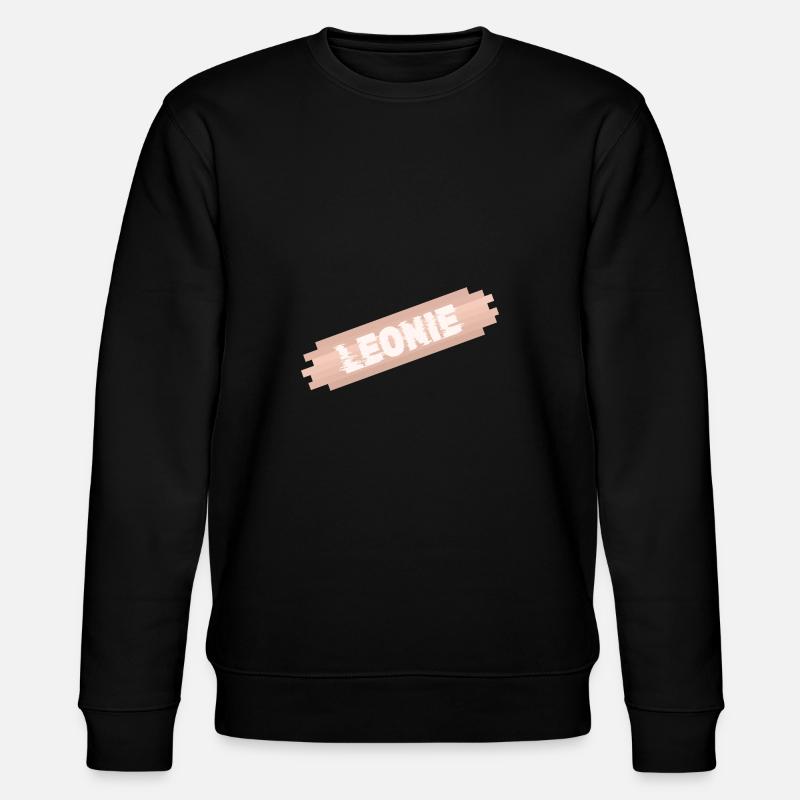 Gift for Leonie - Stanley/Stella CHANGER Unisex Organic Sweatshirt - black