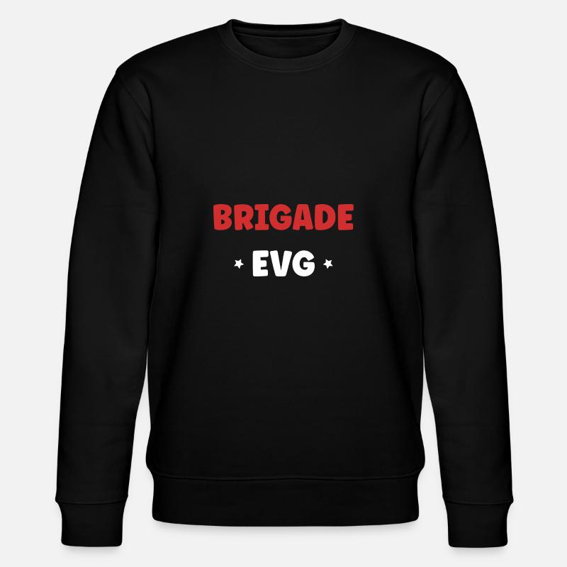 brigade evg - Sweat bio CHANGER Stanley/Stella Unisexe - noir