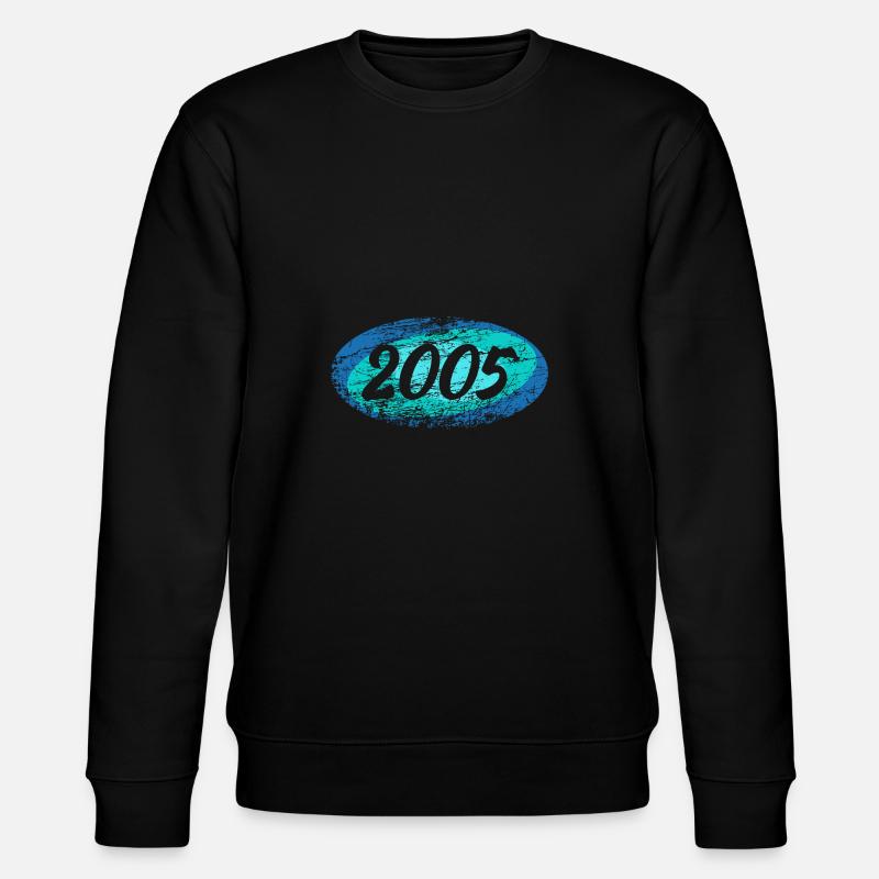 Retro 2005 - Stanley/Stella Unisex Bio-Sweatshirt CHANGER  - Schwarz