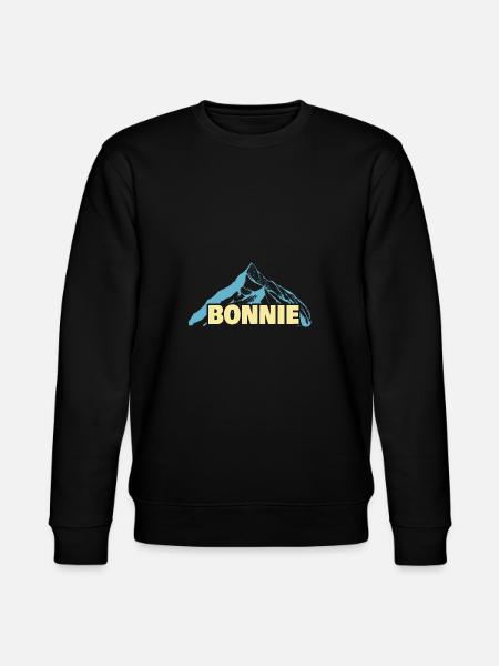Bonnie as a woman's name - Stanley/Stella CHANGER Unisex Organic Sweatshirt - black