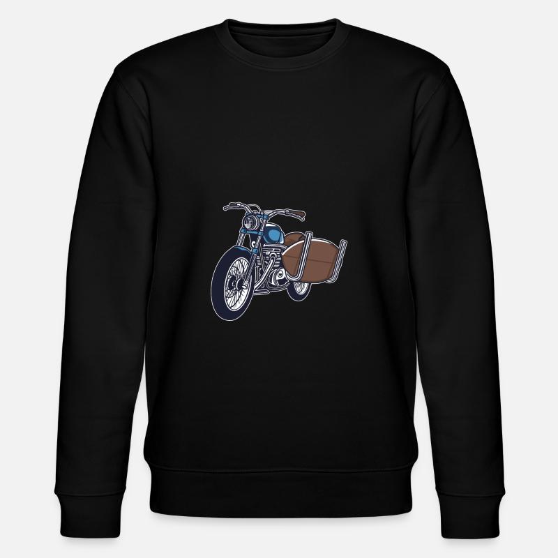 Moto avec planche de surf - Sweat bio CHANGER Stanley/Stella Unisexe - noir