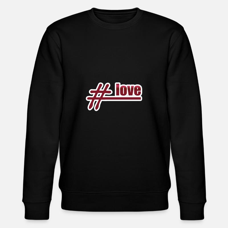 Amour Liebe - Sweat bio CHANGER Stanley/Stella Unisexe - noir