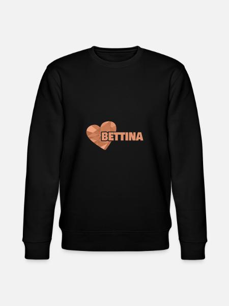 Vorname Bettina - Stanley/Stella Unisex Bio-Sweatshirt CHANGER - Schwarz