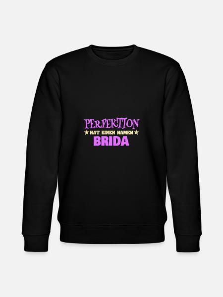 Geschenk für Brida - Stanley/Stella Unisex Bio-Sweatshirt CHANGER  - Schwarz