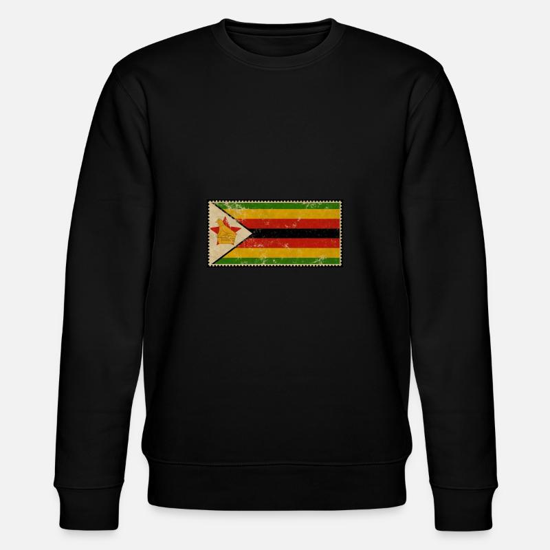 Simbabwe - Stanley/Stella Unisex Bio-Sweatshirt CHANGER  - Schwarz