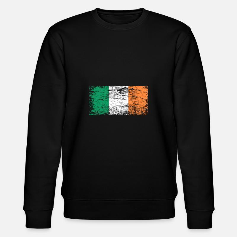 Drapeau de l’Irlande - Sweat bio CHANGER Stanley/Stella Unisexe - noir