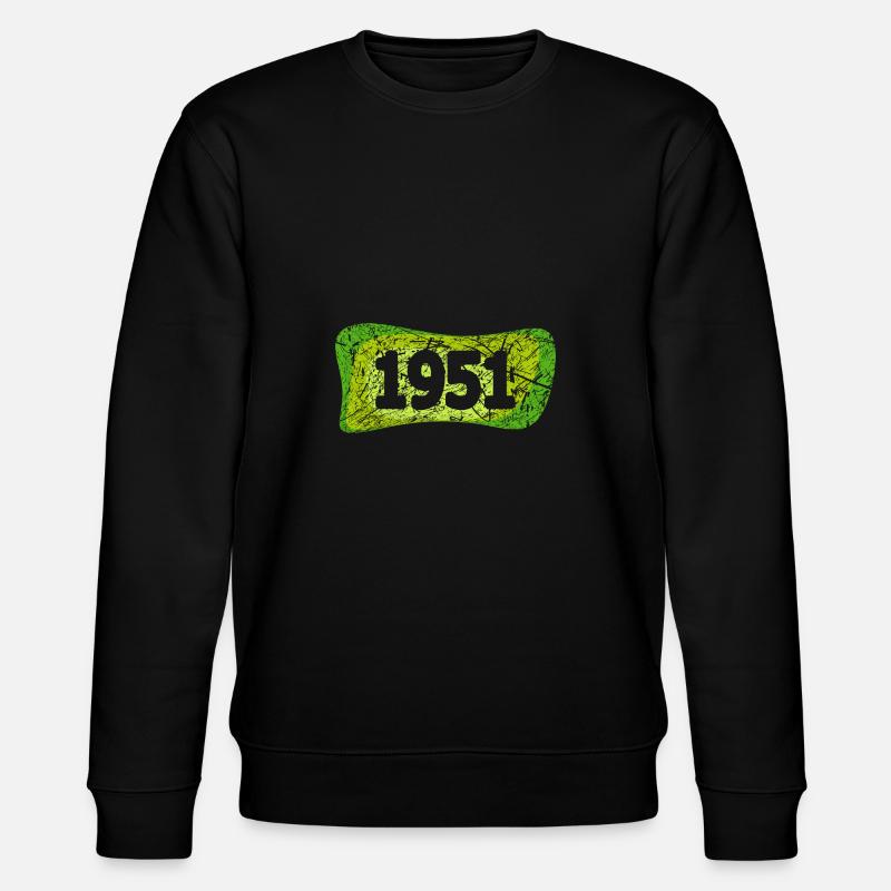 Jahr 1951 - Stanley/Stella Unisex Bio-Sweatshirt CHANGER  - Schwarz