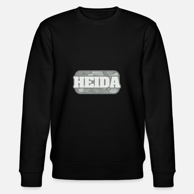 Bio Heida - Stanley/Stella Unisex Bio-Sweatshirt CHANGER  - Schwarz