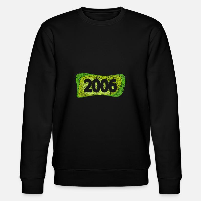 Retro 2006 - Stanley/Stella Unisex Bio-Sweatshirt CHANGER  - Schwarz