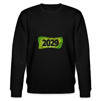 2029 - Stanley/Stella Unisex Bio-Sweatshirt CHANGER  - Schwarz - Vorne - Nik (191cm) & Marisol (170cm)
