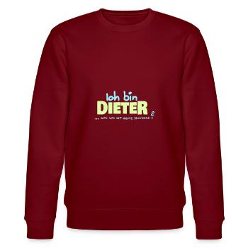 Dieter - Stanley/Stella Unisex Bio-Sweatshirt CHANGER  - Burgunderrot - Vorne - Nik (191cm) & Marisol (170cm)