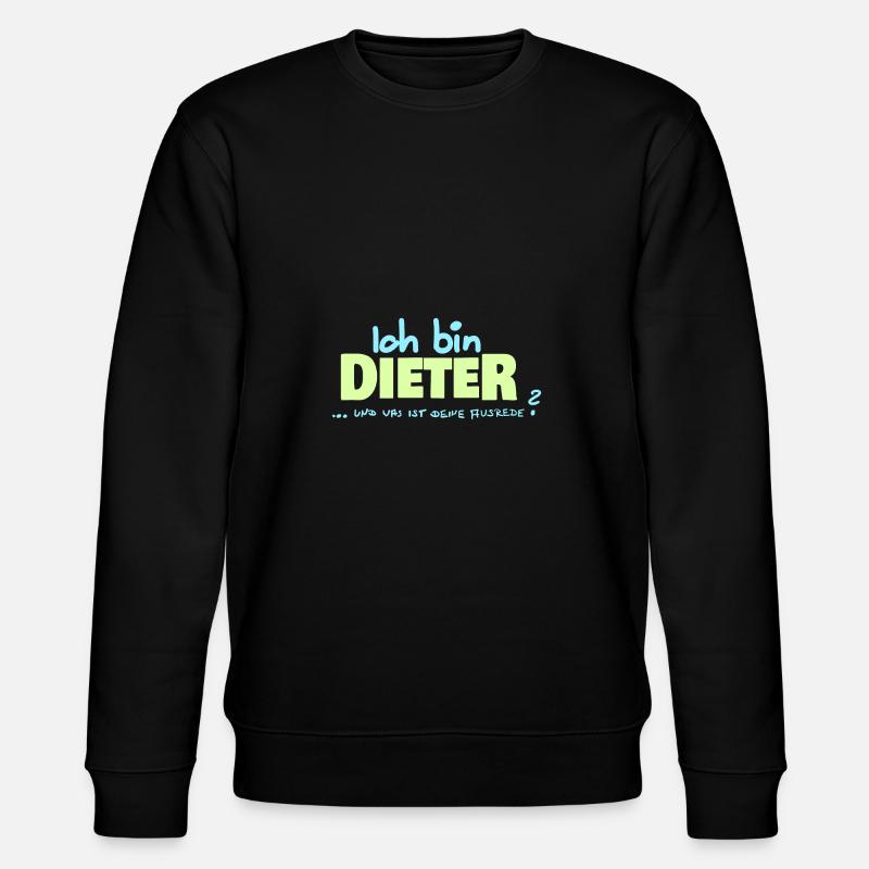 Dieter - Stanley/Stella Unisex Bio-Sweatshirt CHANGER  - Schwarz
