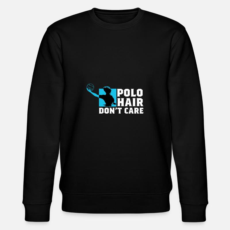 Polo Haar Schwimmer Geschenk - Stanley/Stella Unisex Bio-Sweatshirt CHANGER  - Schwarz