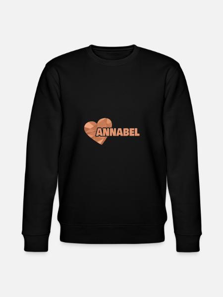 First name Annabel - Stanley/Stella CHANGER Unisex Organic Sweatshirt - black