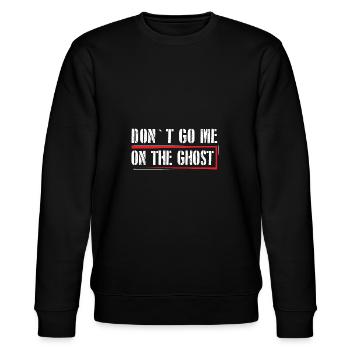 Don't go me on the ghost - Stanley/Stella Unisex Bio-Sweatshirt CHANGER  - Schwarz - Vorne - Nik (191cm) & Marisol (170cm)