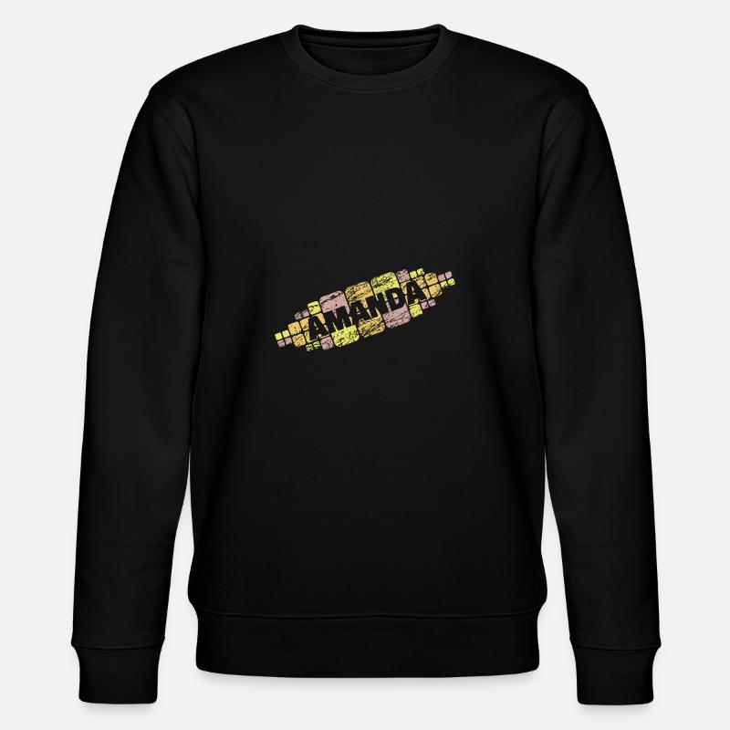 Amanda - Stanley/Stella Unisex Bio-Sweatshirt CHANGER  - Schwarz