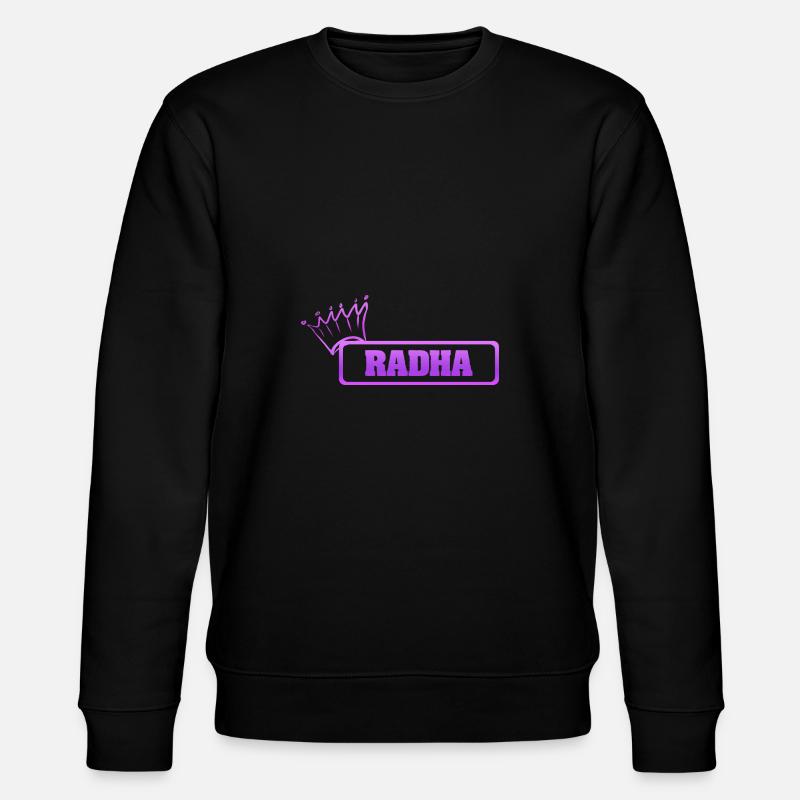 Tochter Radha - Stanley/Stella Unisex Bio-Sweatshirt CHANGER  - Schwarz