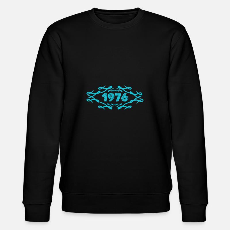 Geschenkidee 1976 - Stanley/Stella Unisex Bio-Sweatshirt CHANGER  - Schwarz