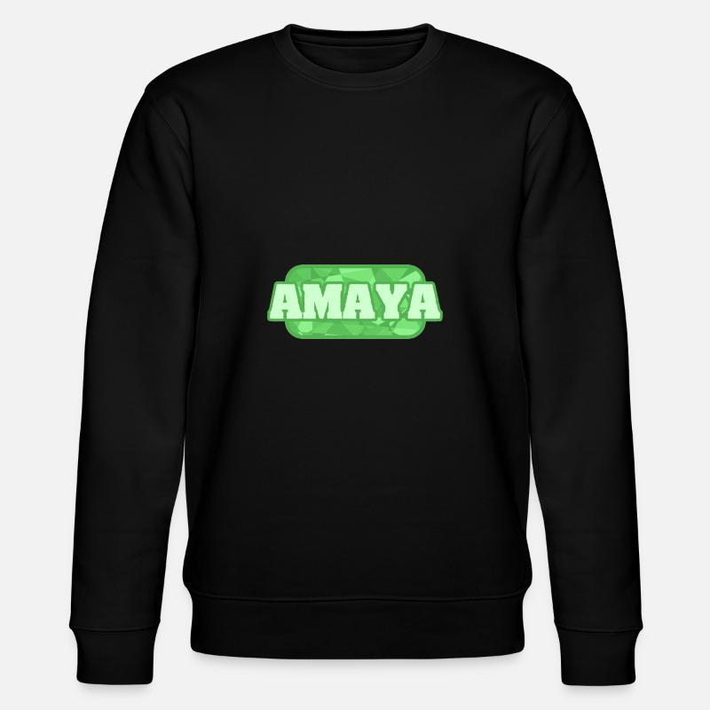 Bio Amaya - Stanley/Stella Unisex Bio-Sweatshirt CHANGER  - Schwarz