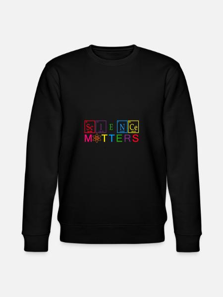 Science T shirts - Stanley/Stella CHANGER Unisex Organic Sweatshirt - black