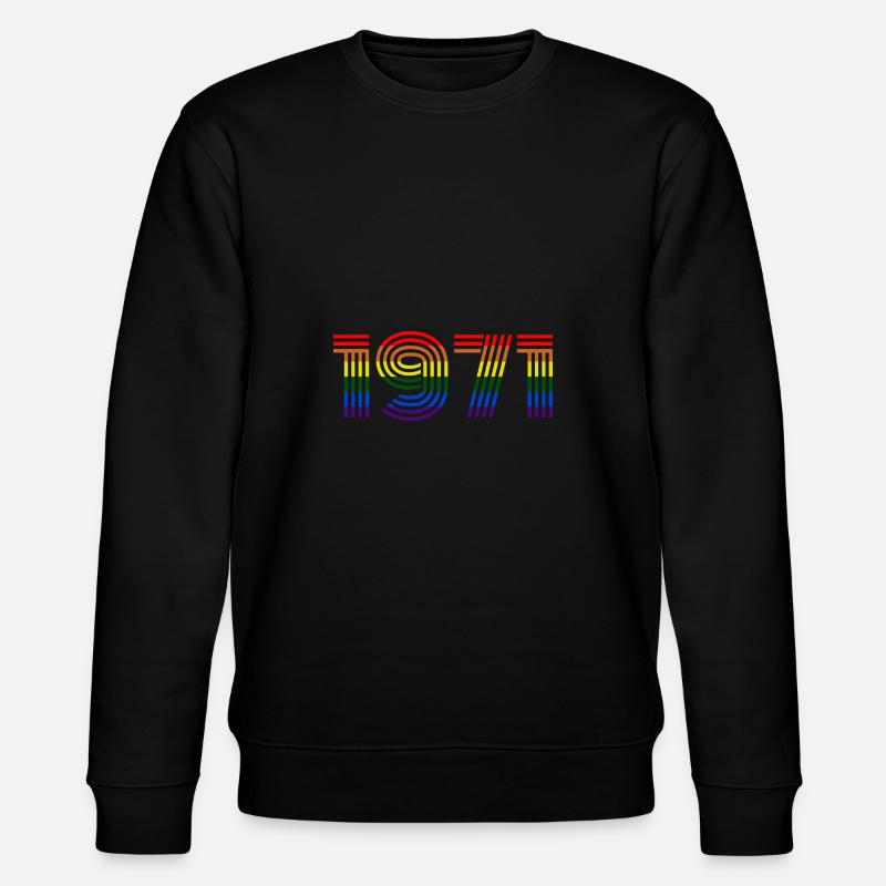 Rainbow 1971 - Stanley/Stella CHANGER Unisex Organic Sweatshirt - black