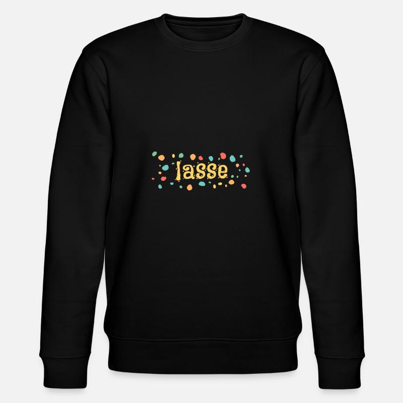 Leave blobs - Stanley/Stella CHANGER Unisex Organic Sweatshirt - black