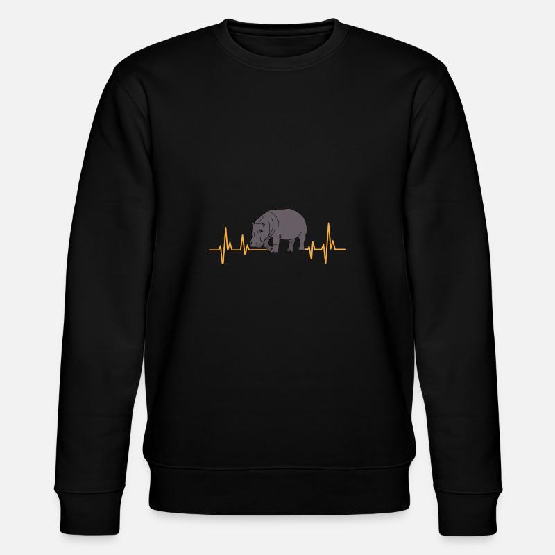 Hippopotame Hippopotame - Sweat bio CHANGER Stanley/Stella Unisexe - noir