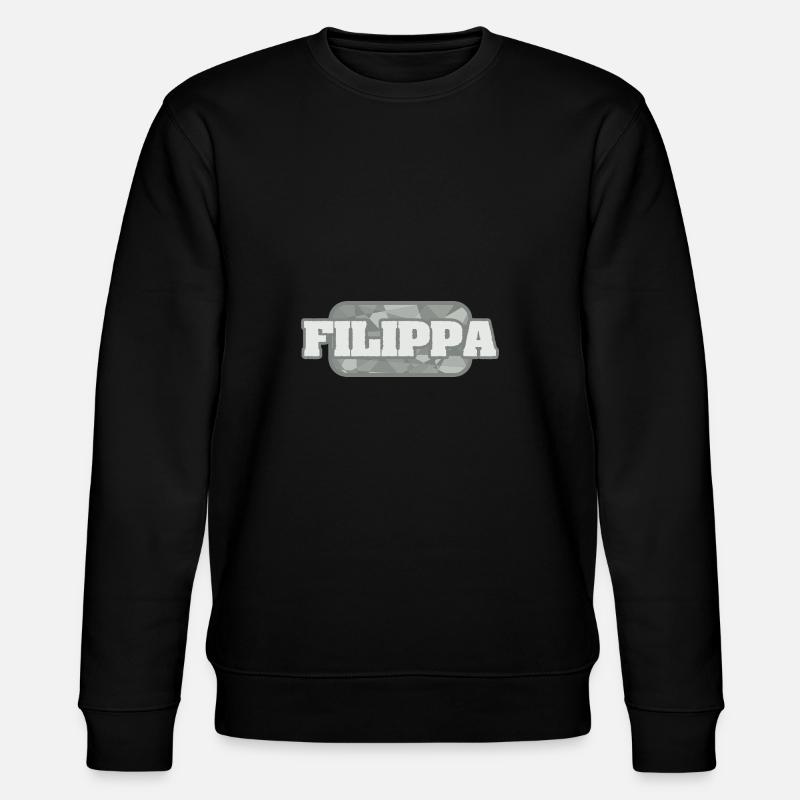 Filippa - Stanley/Stella Unisex Bio-Sweatshirt CHANGER  - Schwarz
