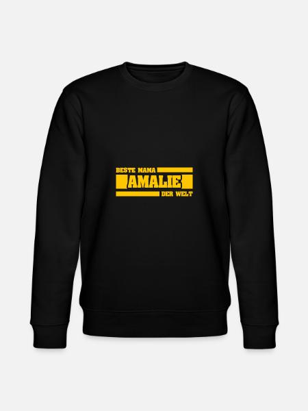 Mama Amalie - Stanley/Stella Unisex Bio-Sweatshirt CHANGER - Schwarz