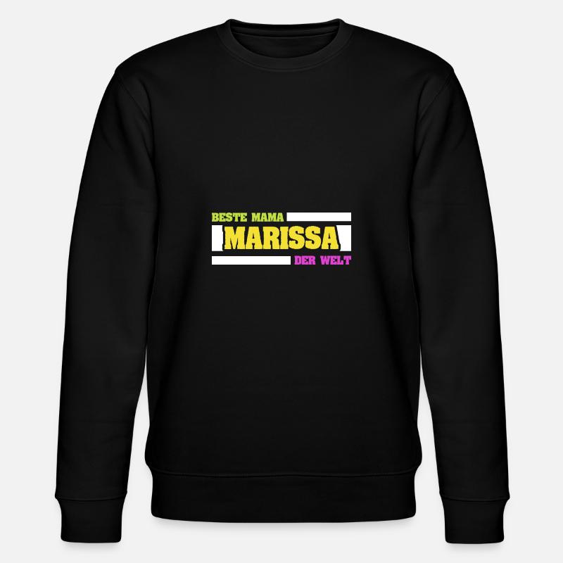 Marissa als Mutter - Stanley/Stella Unisex Bio-Sweatshirt CHANGER  - Schwarz