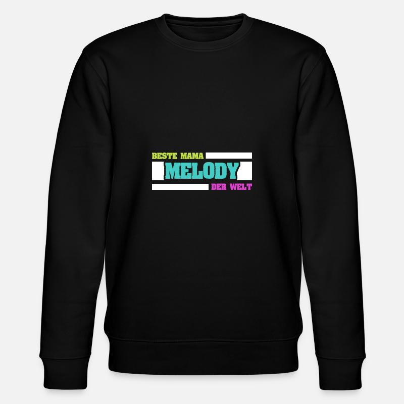 Melody als Mutter - Stanley/Stella Unisex Bio-Sweatshirt CHANGER  - Schwarz