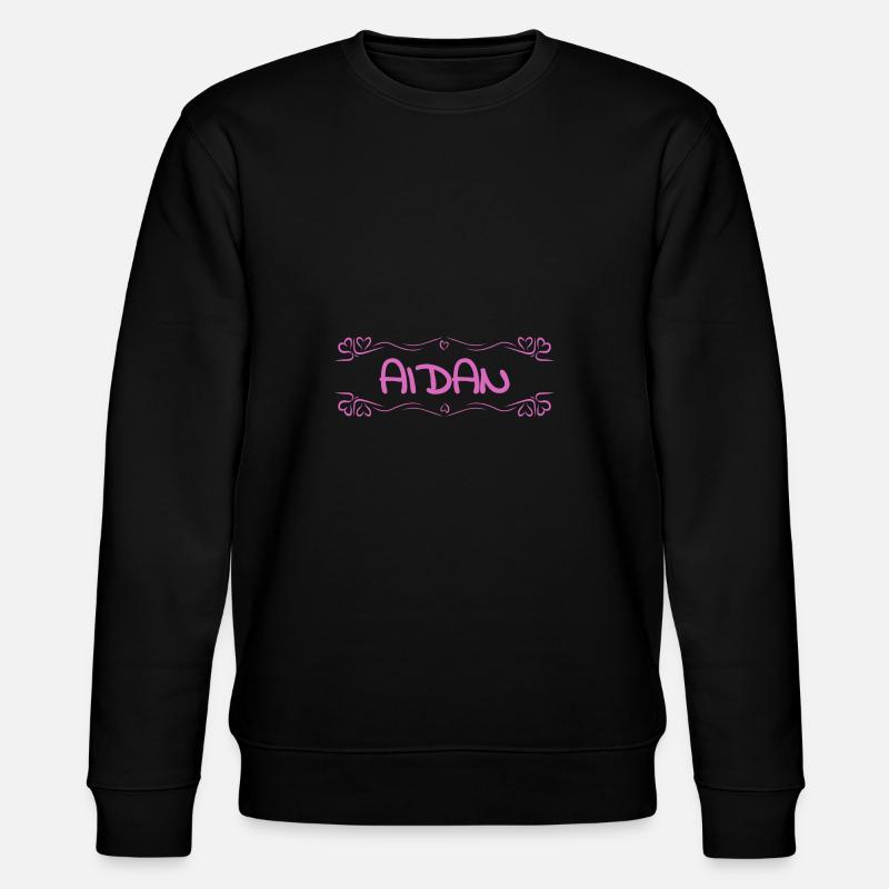Gift for Aidan - Stanley/Stella CHANGER Unisex Organic Sweatshirt - black