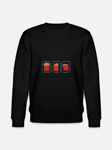 Loss fry artist gift - Stanley/Stella CHANGER Unisex Organic Sweatshirt - black