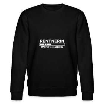 Rentnerin Spruch Ruhestand Oma Rentnerin Geschenk - Stanley/Stella Unisex Bio-Sweatshirt CHANGER  - Schwarz - Vorne - Nik (191cm) & Marisol (170cm)