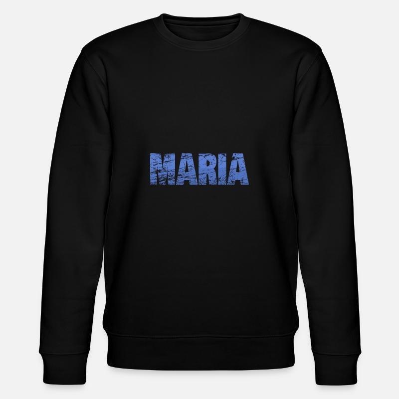 Rayures au nom de Maria - Sweat bio CHANGER Stanley/Stella Unisexe - noir