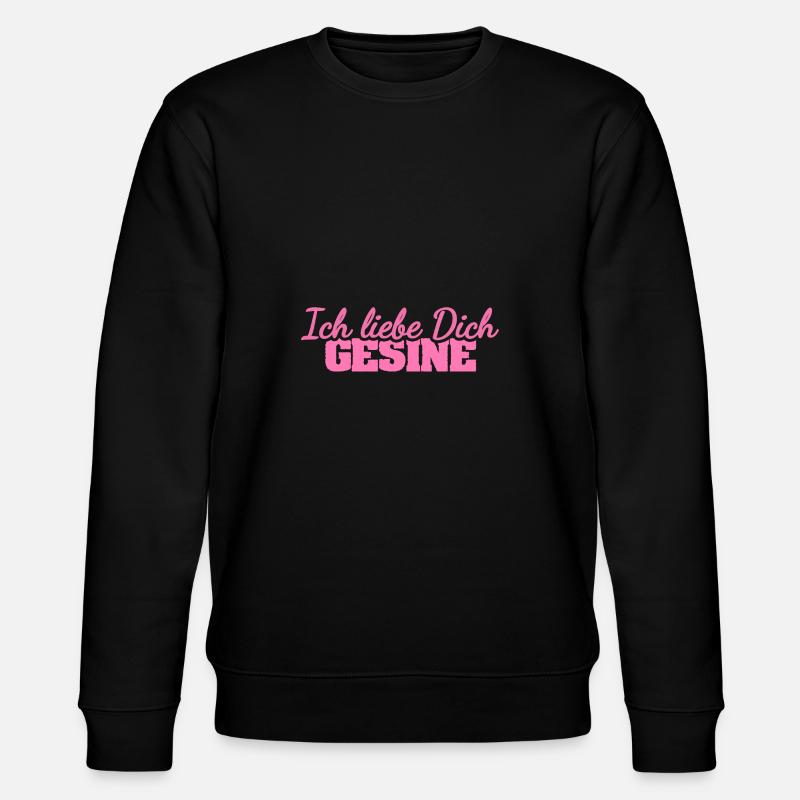 Liebe Gesine - Stanley/Stella Unisex Bio-Sweatshirt CHANGER  - Schwarz