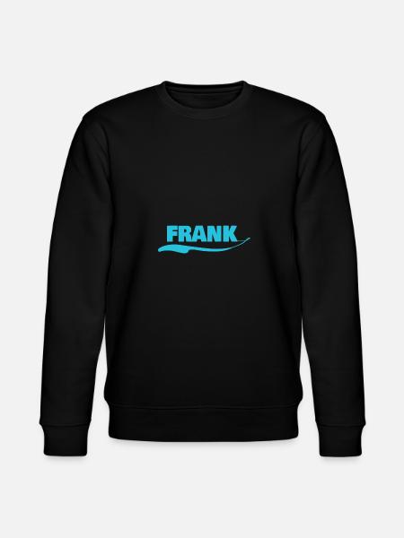 Men's name Frank - Stanley/Stella CHANGER Unisex Organic Sweatshirt - black