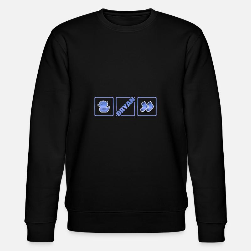 Gift for Bryan - Stanley/Stella CHANGER Unisex Organic Sweatshirt - black