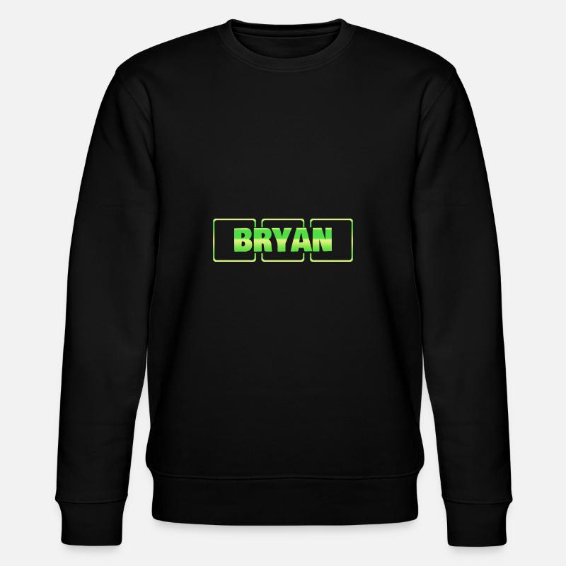 Taufgeschenk Bryan - Stanley/Stella Unisex Bio-Sweatshirt CHANGER  - Schwarz