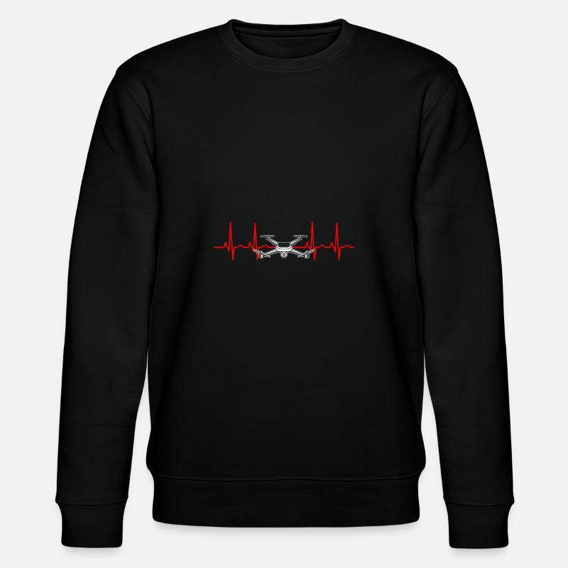 Heartbeat Drone Drones - Sweat bio CHANGER Stanley/Stella Unisexe - noir