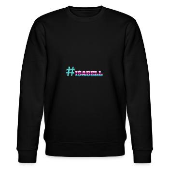 Gift for Isabell - Stanley/Stella CHANGER Unisex Organic Sweatshirt - black - Front - Nik (191cm) & Marisol (170cm)