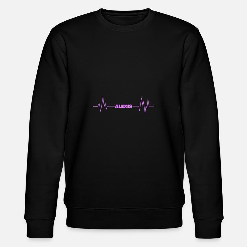 Alexis as a first name - Stanley/Stella CHANGER Unisex Organic Sweatshirt - black