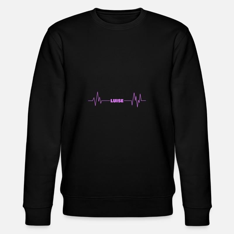 Luise as a first name - Stanley/Stella CHANGER Unisex Organic Sweatshirt - black