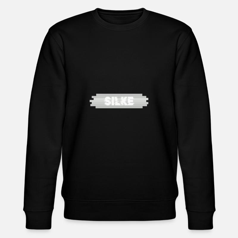 Silke als Name - Stanley/Stella Unisex Bio-Sweatshirt CHANGER  - Schwarz