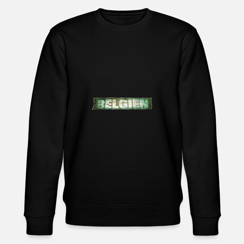 Belgique - Sweat bio CHANGER Stanley/Stella Unisexe - noir