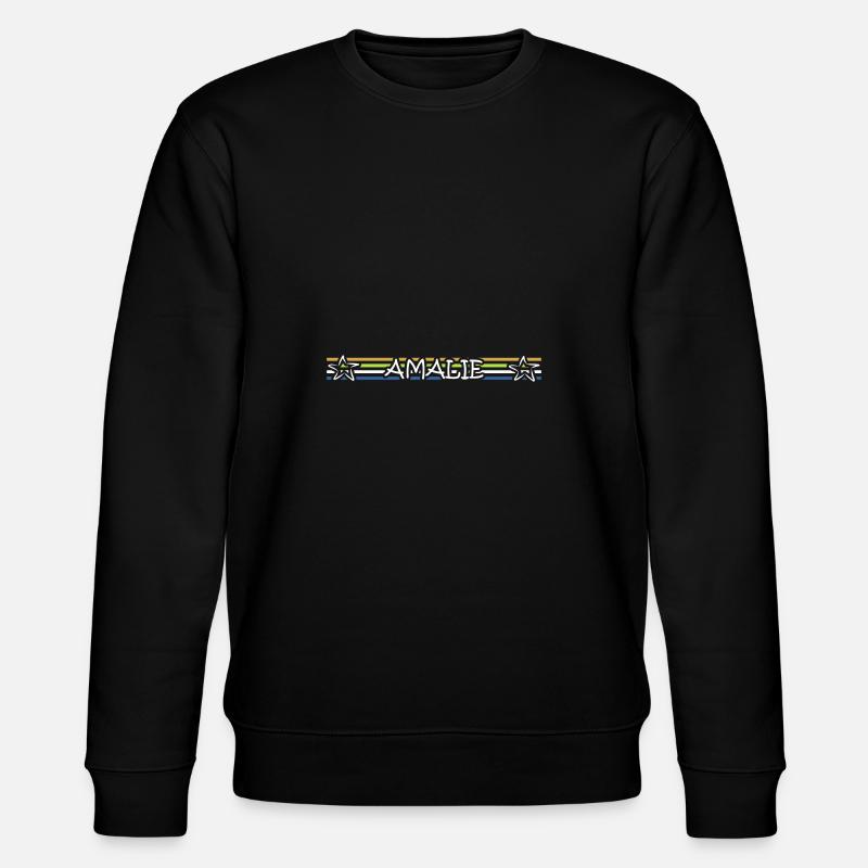 Gift for Amalie - Stanley/Stella CHANGER Unisex Organic Sweatshirt - black